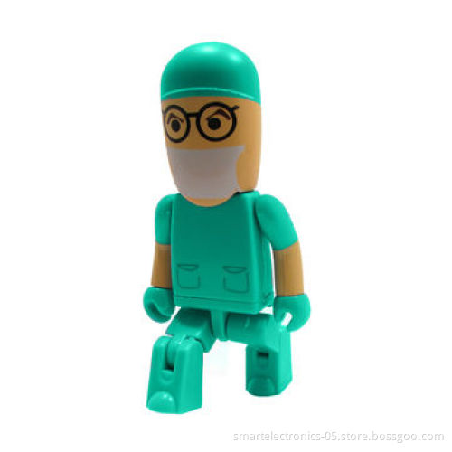 Doctor USB flash drives, 5-year warranty, free custom, printing, package, grade A, 64MB-128GB/gifts